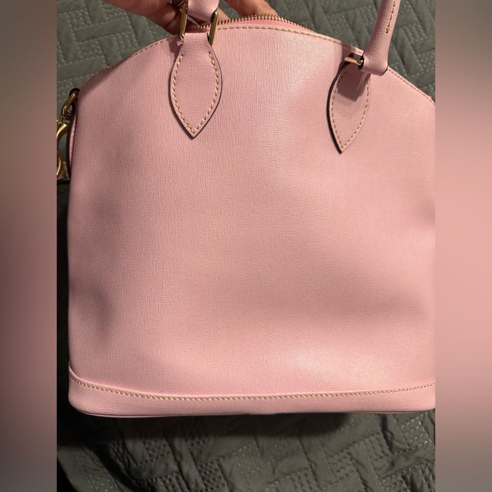 Dooney & Bourke Light Pink Satchel with Gold Accents - Picture 3 of 8